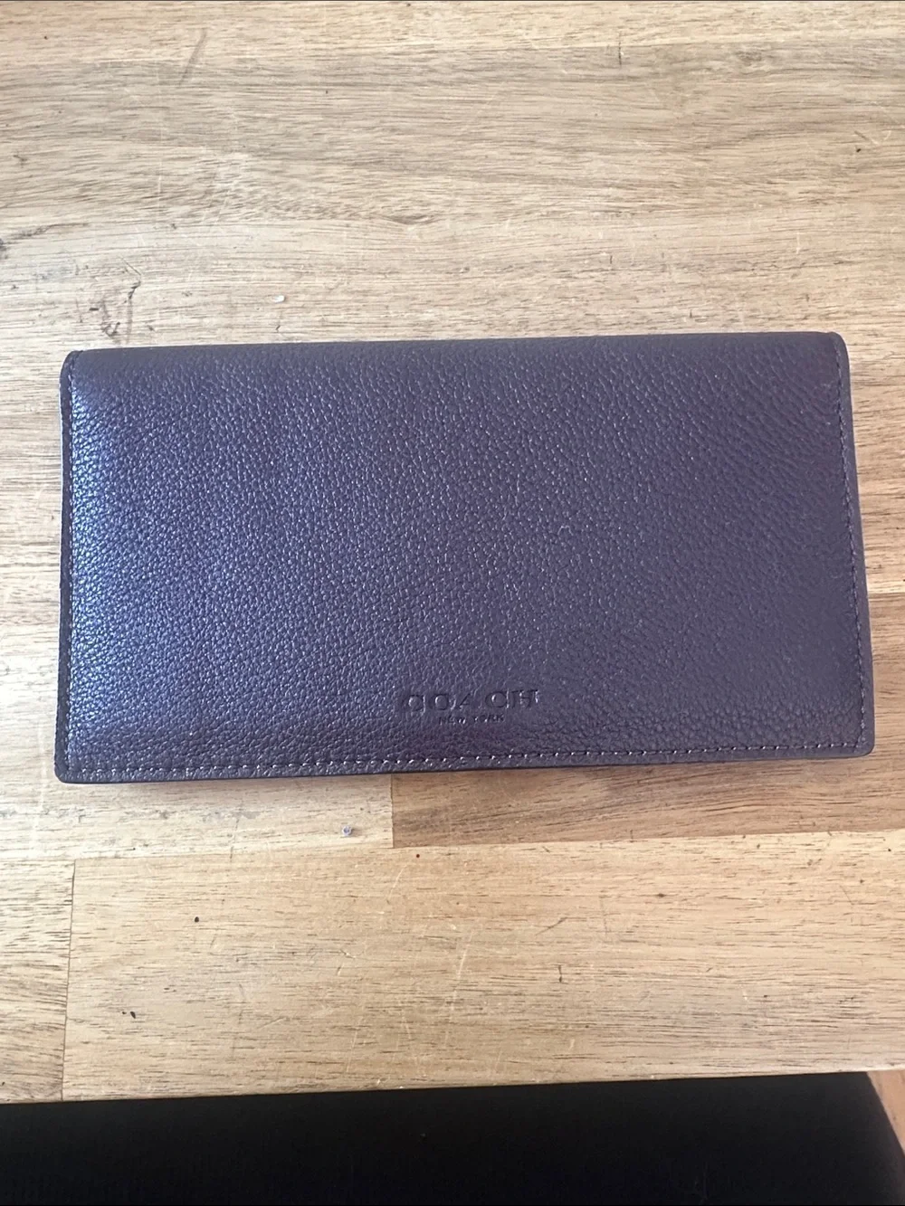 COACH check wallet